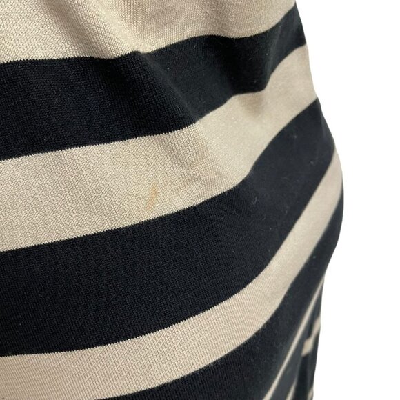 Calvin Klein Women’s Tan and Black Striped Half Sleeve Knit Mini Dress, Size M - Picture 5 of 15
